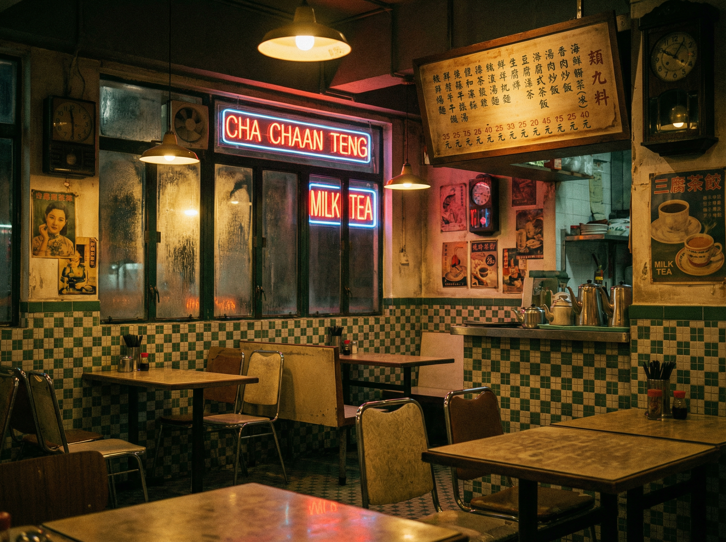 澳门赌场 - 港式茶餐厅内部场景