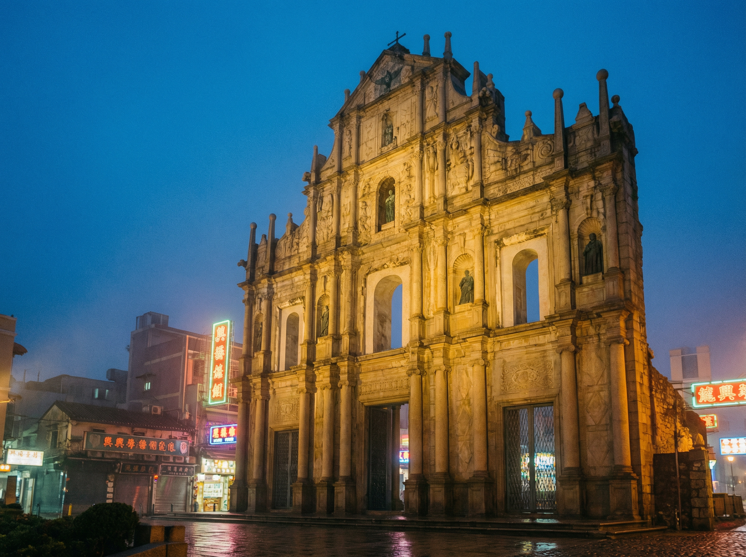 澳门赌场 - 澳门大三巴牌坊